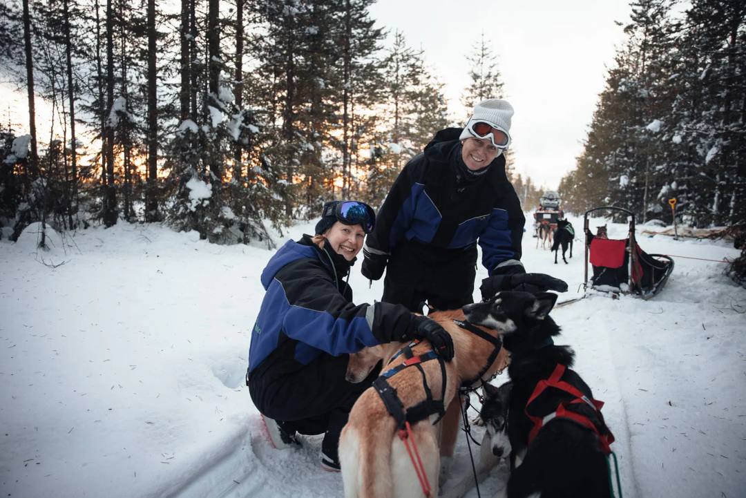 Tag 6: Hundeschlittentour – Iso-Syöte, Finnland